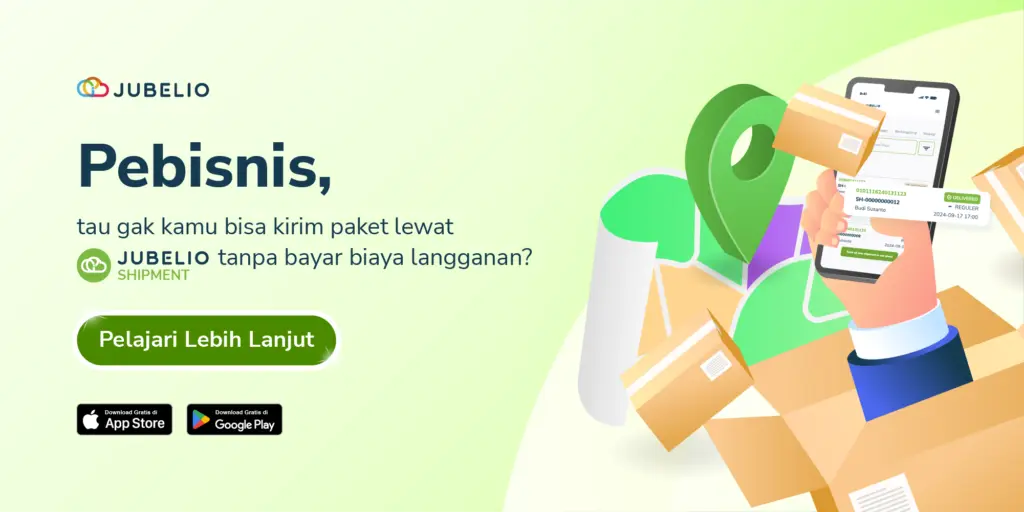 Newsletter Jubelio Shipment - Tanpa Bayar Biaya Langganan